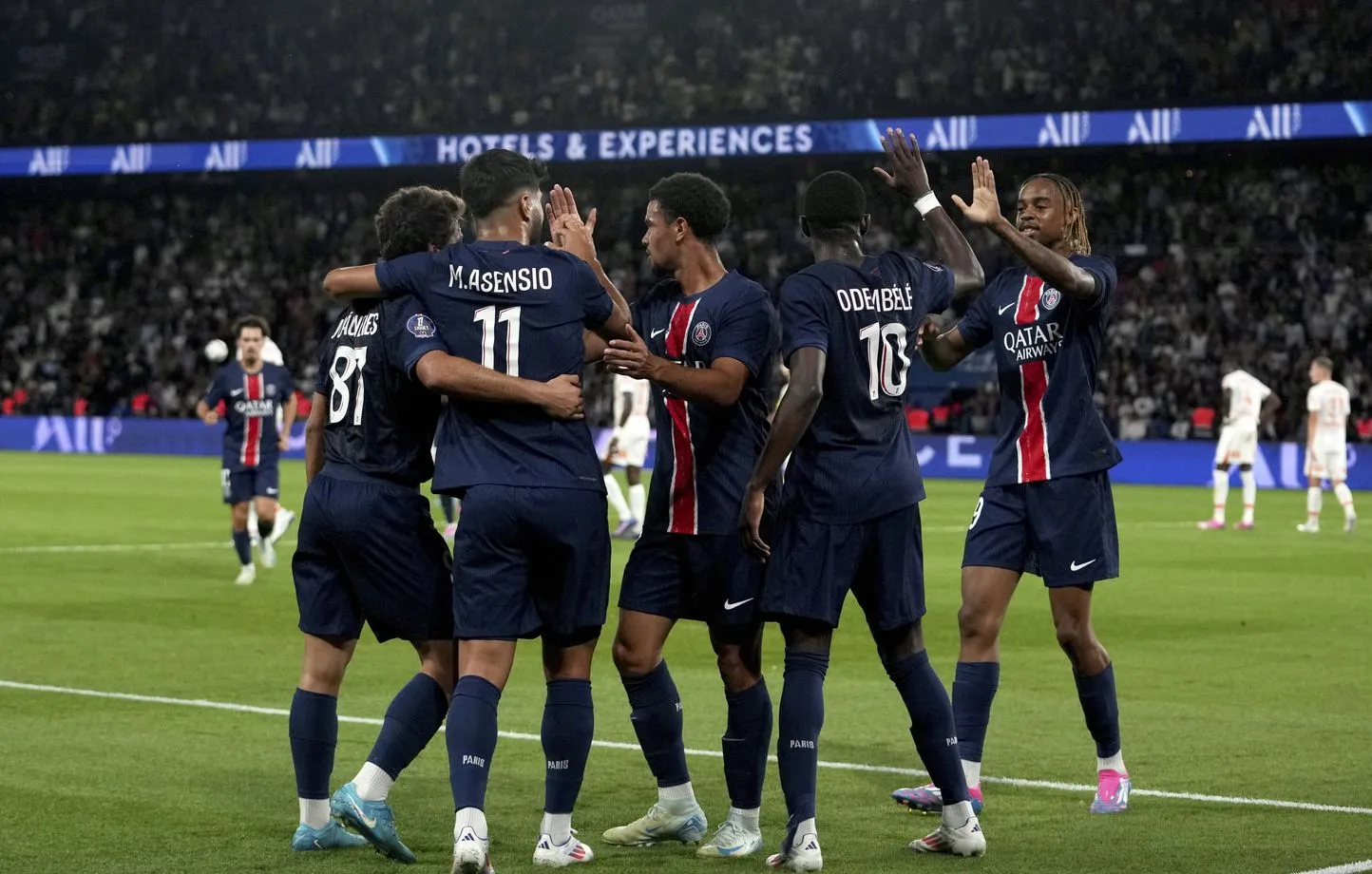 l'équipe du PSG